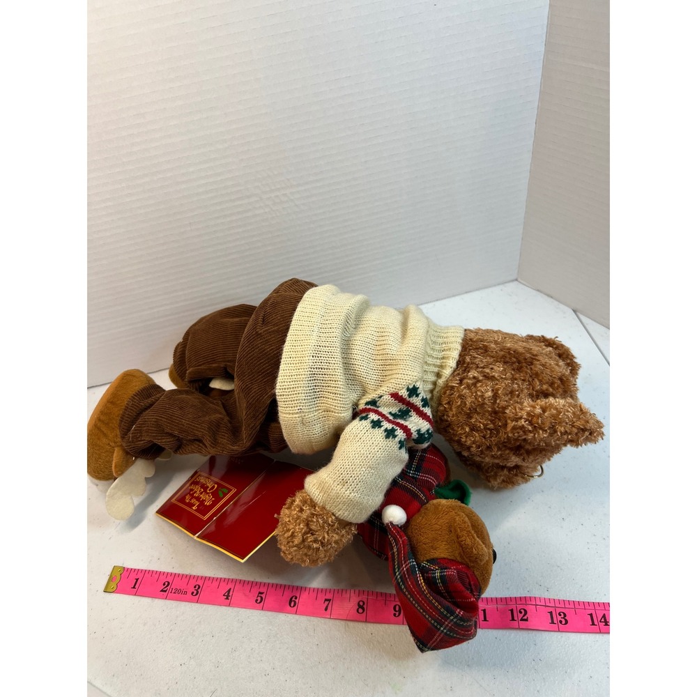 Avon 2006 Animated Storytelling Bear The Night Before Christmas Plush 12" - Picture 6 of 6